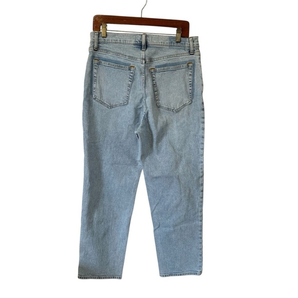 Abercrombie & Fitch The Ankle Straight Leg Jeans Ultra High Rise Womens 31 12 - Picture 3 of 8